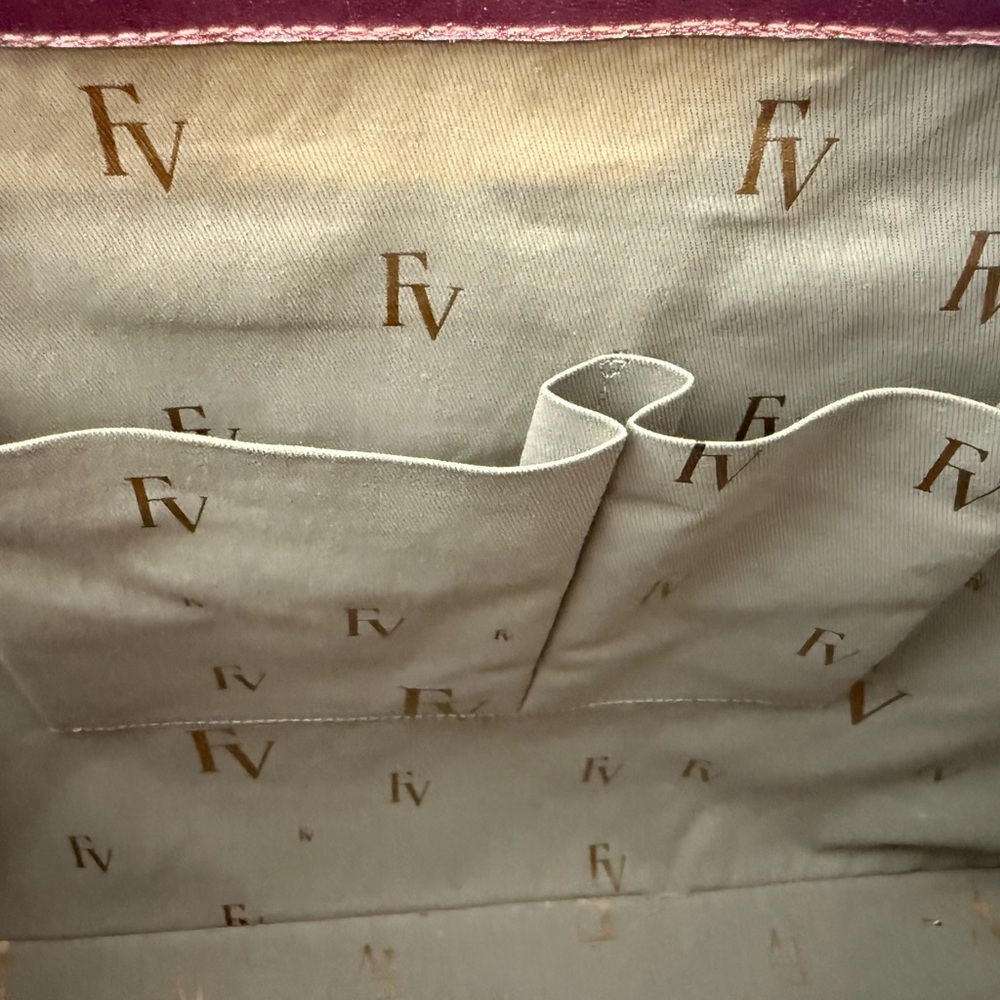 Frances Valentine Large Gold and Pink Shopper Basket Purse Kate Spade - Picture 7 of 12